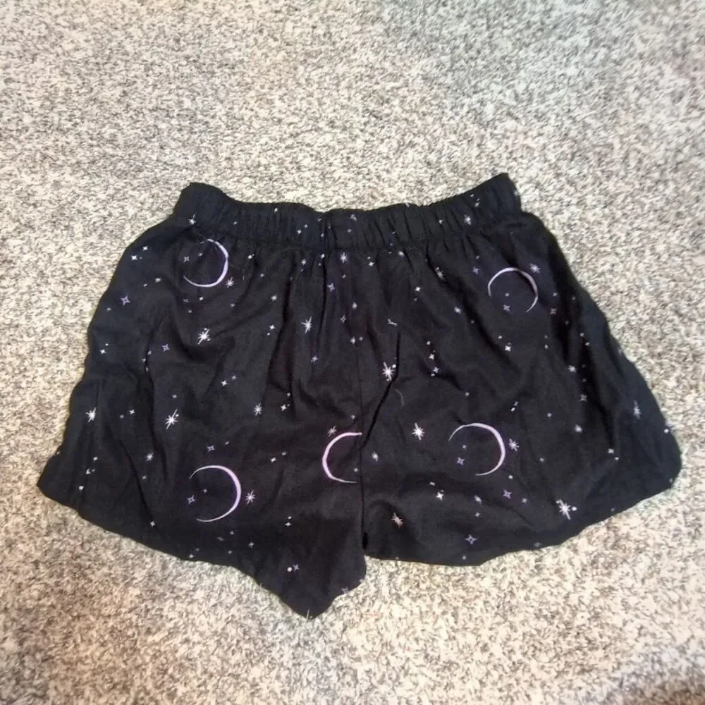 Hyde & Eek! Women's XS Pajama Sleep Shorts Lounge Boxer Elastic Waist Black - Picture 3 of 4